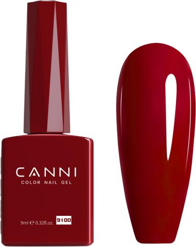 Image du produit Canni Vernis gel rouge noble / 9100 UV/LED (Rouge noble, Vernis semi-permanent)