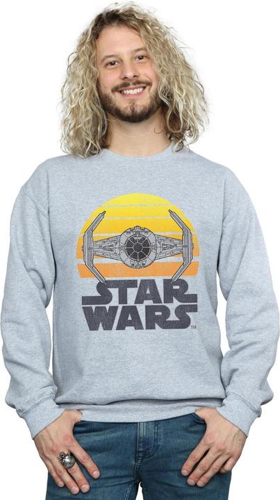 Actual product image Star Wars Mens Sunset TIE Fighter Sweatshirt (S)