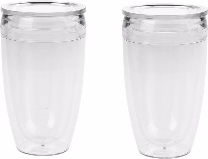 Image du produit Bodum Mug à café Pavina To Go 0,45 l, 2 pièces, transparent (450 ml, 2 x)