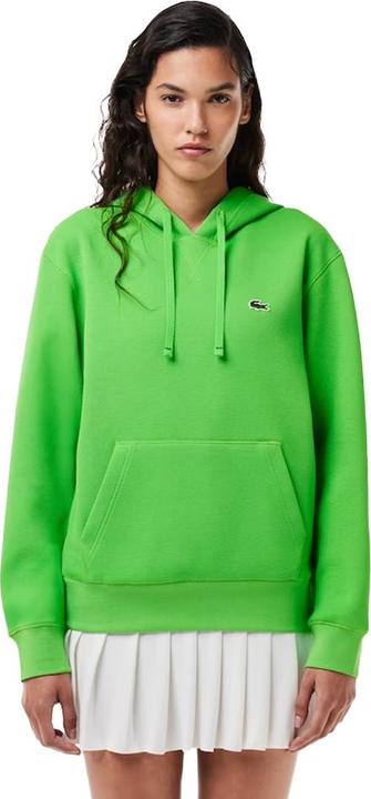 Actual product image Lacoste Womens/Ladies Double-Face Cotton Pique Relaxed Fit Hoodie (32 D)