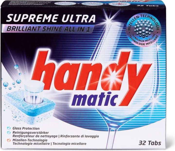 Actual product image Handymatic Supreme Ultra all in 1 (Tabs, 32 Washing cycles)