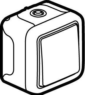 Image du produit Legrand Bouton Poussoir No 10a Ip65 Serie Plexo
