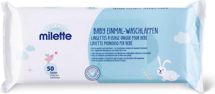 Produktbild Milette Baby Einmal-Waschlappen