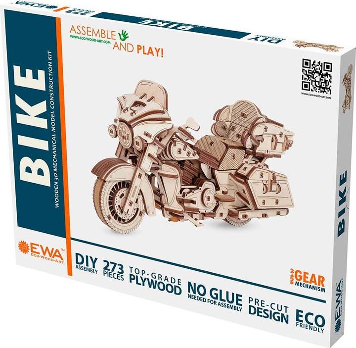 Immagine prodotto Eco Wood Art Kit modello in legno 3D - Moto Cruiser