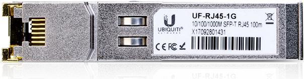 Immagine prodotto Ubiquiti UF-RJ45-1G: modulo da SFP a RJ-45