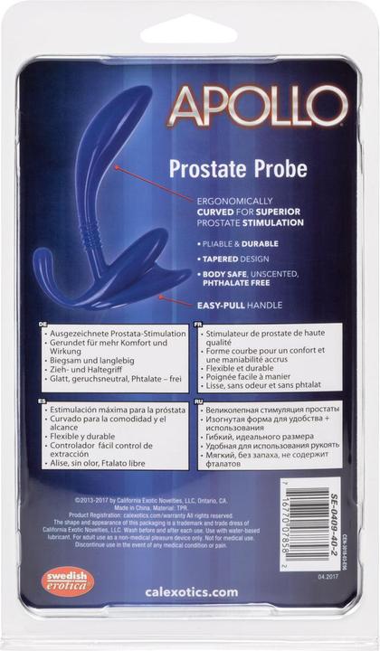Actual product image CalExotics Apollo® Curved Prostate Probe