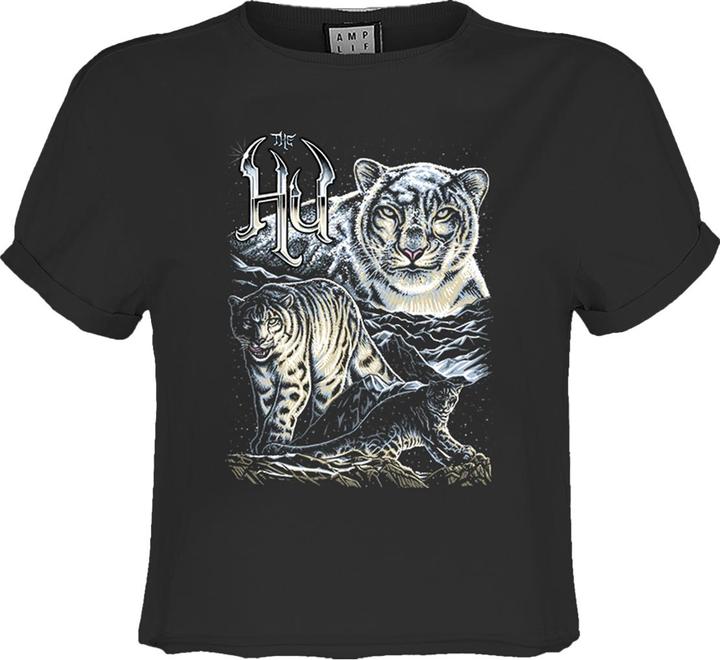 Amplified Snow Leopards Kurzes Top