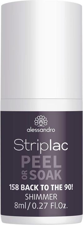Immagine prodotto Alessandro Striplac Peel o Soak - Ritorno agli anni 90! (Porpora, Grigio, Smalto pelabile)