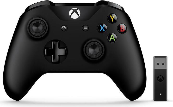 Immagine prodotto Microsoft Controller Xbox + adattatore wireless (Xbox Series X, Xbox One S, Xbox Serie S, PC, Xbox One X)