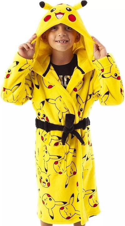 Produktbild Pokémon Childrens/Kids Pikachu Front Pocket Robe (158, 164)