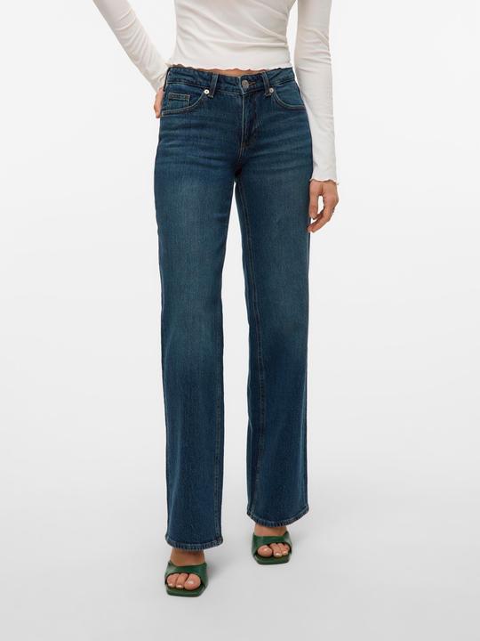 Actual product image Vero Moda VMVANESSA Niedrige Taille Weiter Beinschnitt Jeans Weit geschnitten (W27/L34)