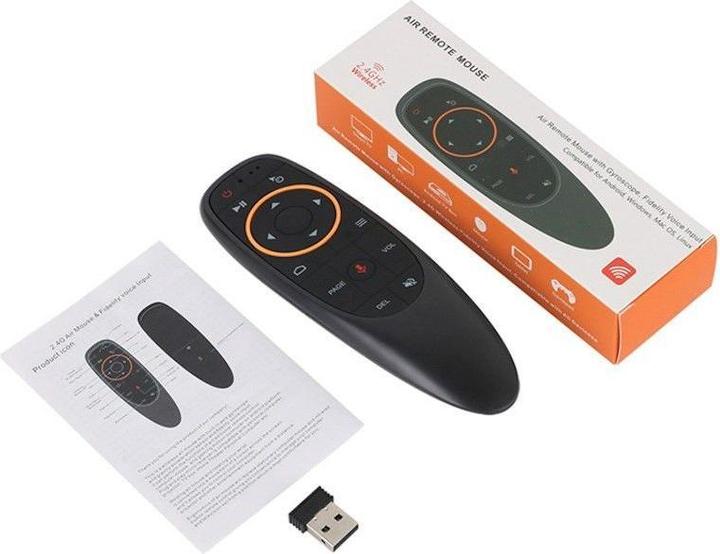 Image du produit iLike CP G10s Universal Smart TV Air Mouse - Assistant vocal sans fil / IR à distance&Gyroscope (Télécommande universelle, Infrarouge)