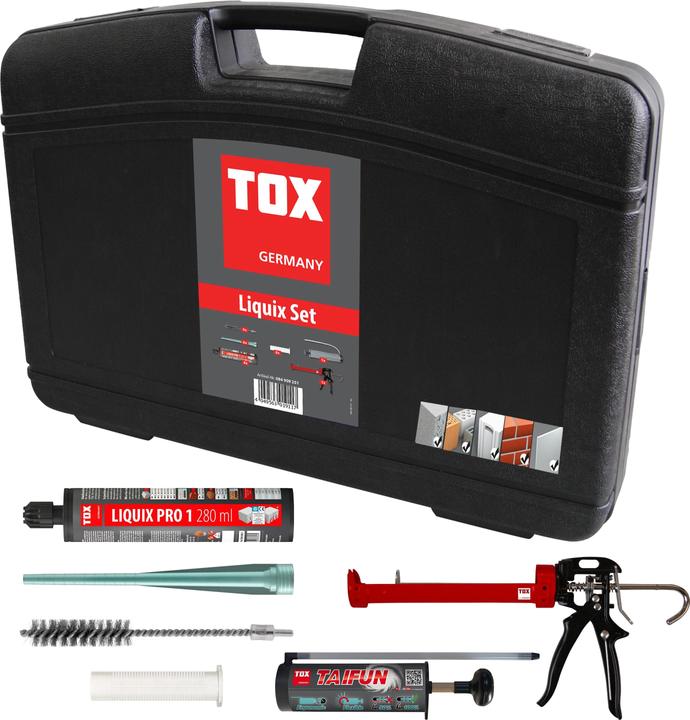 Image du produit Tox Mallette fixation chimique pour charges lourdes Set 24 pièces (1 pcs)