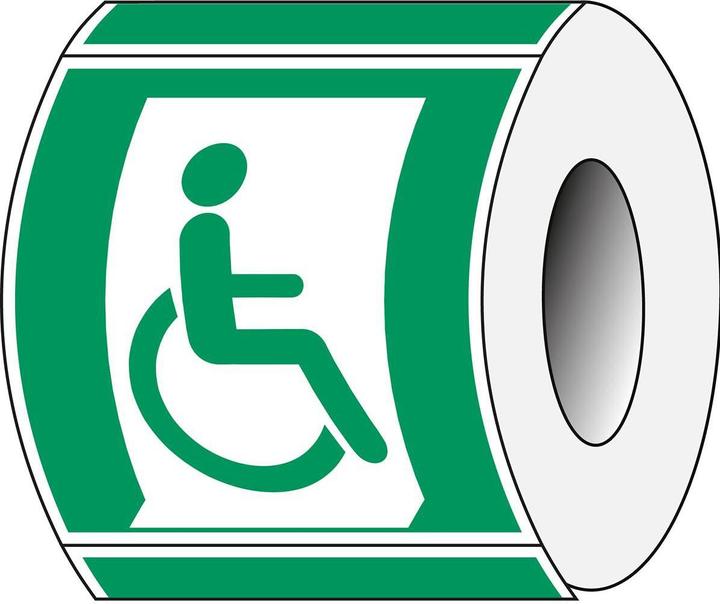Immagine prodotto Brady E/E030/NT/PE-100X100-250, B-7541, Cartello di sicurezza ISO - Uscita di emergenza per persone non