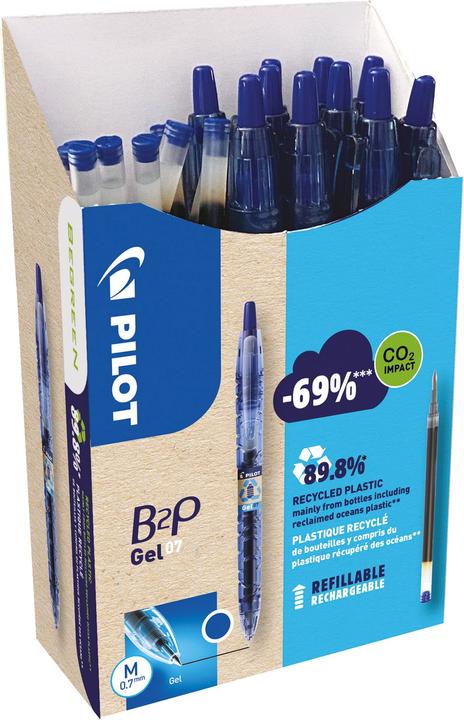 Immagine prodotto Pilot Begreen B2P Gel Greenpack 10+10 ricariche (Blu, 10 x)