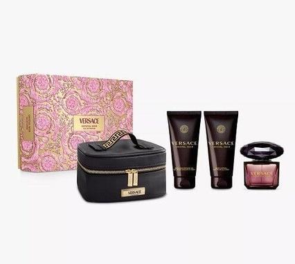 Immagine prodotto Versace Crystal Noir Christmas 2024 Eau de Parfum / Gel doccia / Lozione corpo / Astuccio (Set profumo)