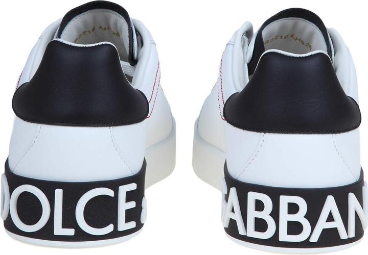 Produktbild Dolce & Gabbana portofino sneakers in white leather (39)