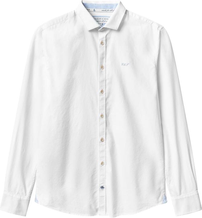 Colours & Sons Langarmhemd Shirt-Soft Oxford