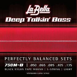 Produktbild La Bella Black Nylon Tape 750NB 050/135