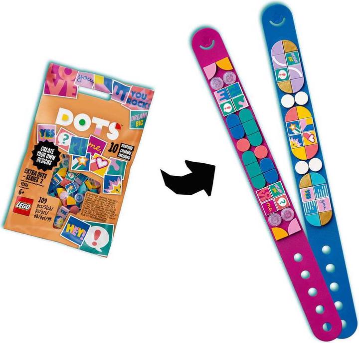 Immagine prodotto LEGO Set di supplementi per bracciale Comic (41916, LEGO Dots)