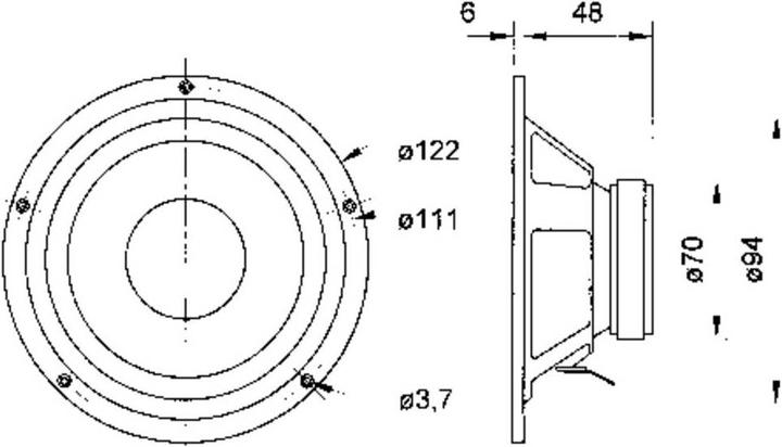 Immagine prodotto Visaton W 100 S
