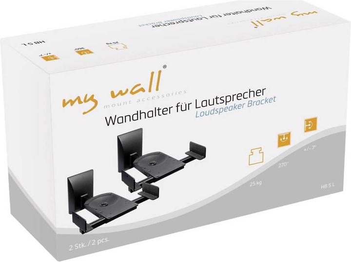 Immagine prodotto myWall HB 5 L (1 coppia, Installazione a parete, Rotante, Inclinabile)