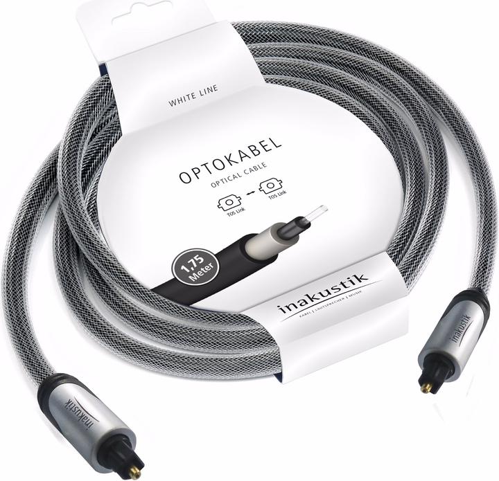Inakustik ligne blanche optique (1.75 m, Optique)