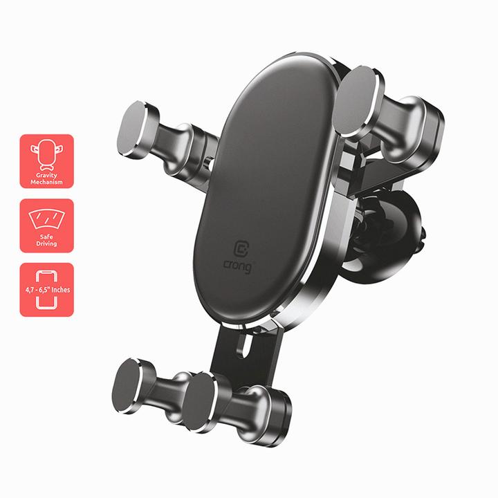 Actual product image Crong Gravity Auto-Lock CRG-CH5-BLK car mount