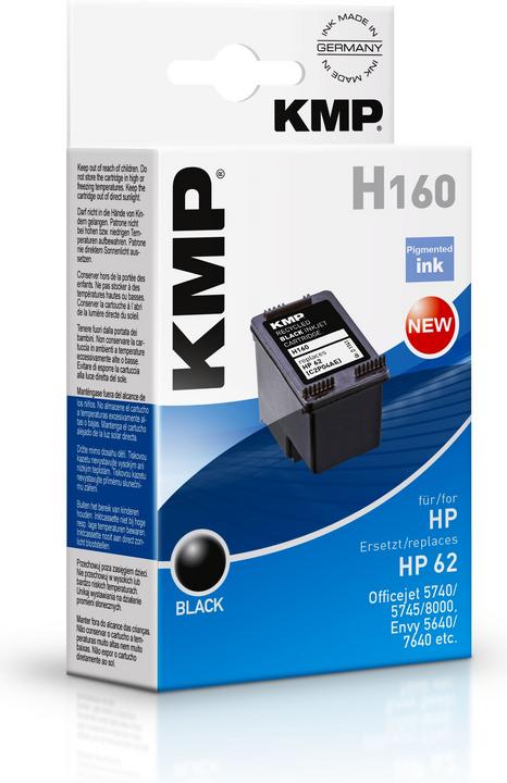 Produktbild KMP Tinte ersetzt HP62 (C2P04AE) (BK)
