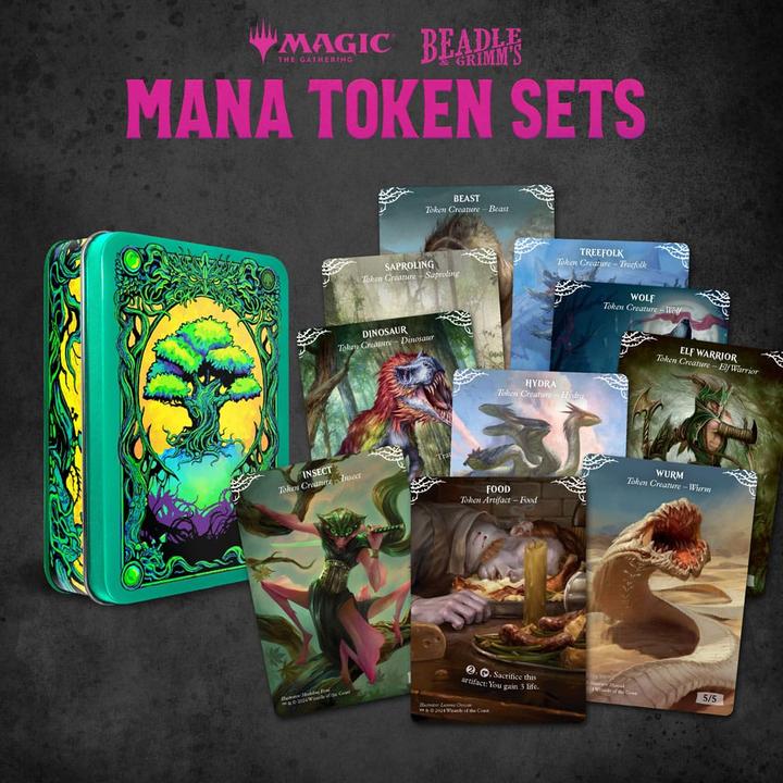 Actual product image Beadle & Grimm´s Magic the Gathering Dice and Token Pack Green Mana