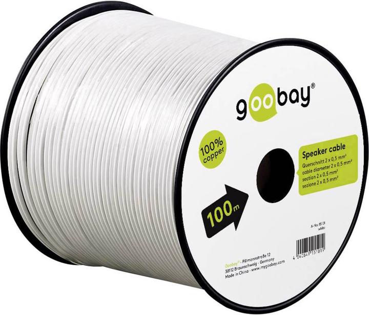 Actual product image Goobay 15101 (100 m, 0.50 mm²)