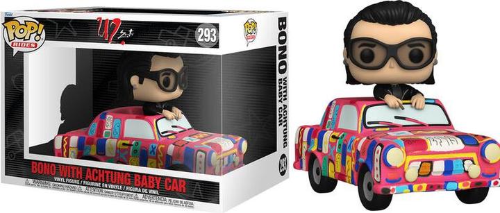 Produktbild Funko Pop! Rides : U2 - Bono w/ Achtung Baby Trabant (293)
