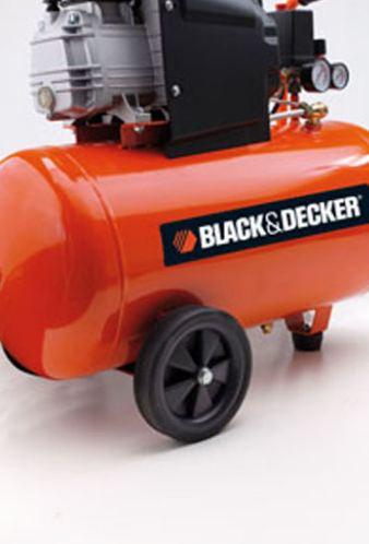 Actual product image Black & Decker Compressor BD205/50 (8 bar, 210 l)
