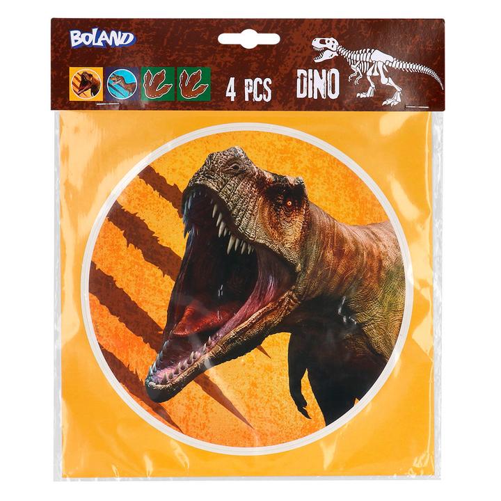 Produktbild Boland 4 Aufkleberbögen T-Rex 20 x 20 cm