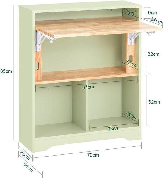 Actual product image SoBuy Schreibtisch klappbar
