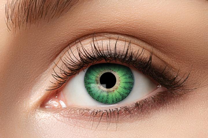 Produktbild Eyecatcher Farbige Kontaktlinsen Leaf (Grün)