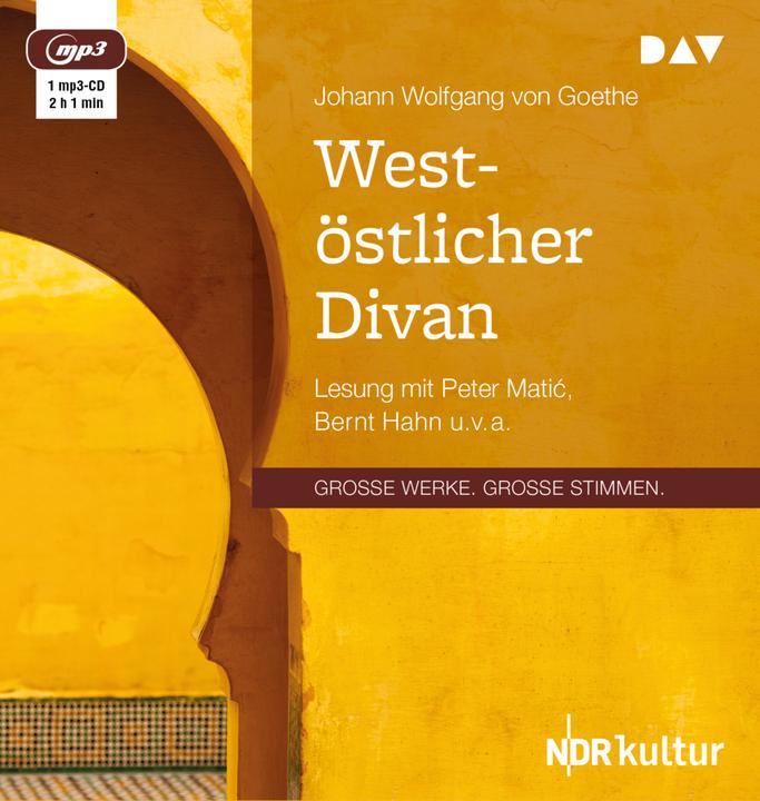 Immagine prodotto Divano Ovest-Est (Johann Wolfgang di Goethe, Pietro Matico, Peter Lieck, Bernt Hahn, Siegfried W. Kernen, Tedesco)