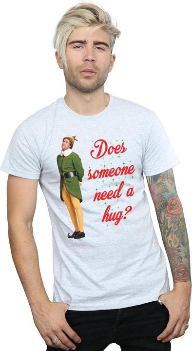 Actual product image Elf Mens Hug Buddy T-Shirt (3XL)