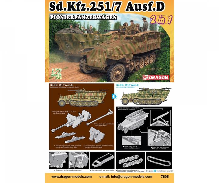 Actual product image 1:72 Sd.Kfz.251 Ausf.D PionierPzKpfw