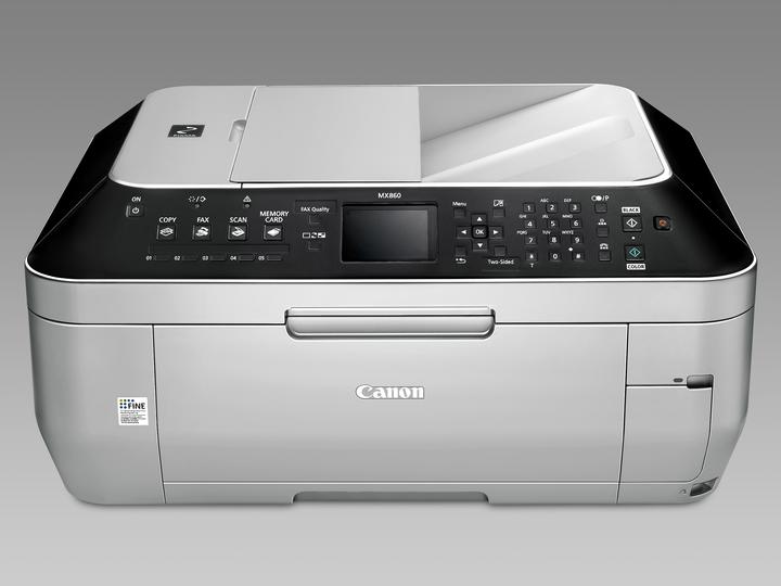 Actual product image Canon PIXMA MX860, printer/scanner/copier/fax with ADF (Ink, Colour)