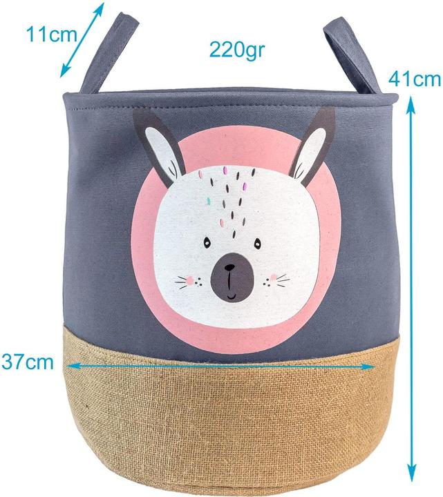 Immagine prodotto Intirilife Cesto portaoggetti per bambini per il bucato (1 x, 37 x 37 x 41 cm)