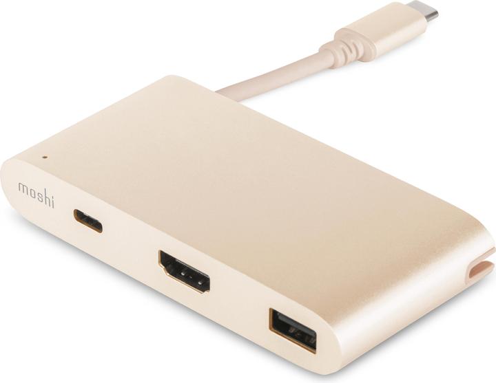 Moshi USB-C Multiport Adapter Gold (USB-C, 3 Ports)