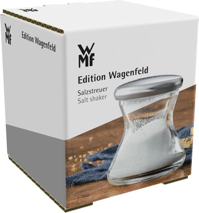 Produktbild WMF Salzstreuer 4,5cm Max & Moritz Glasbehälter Wagenfeld Edelstahl matt (Salz)