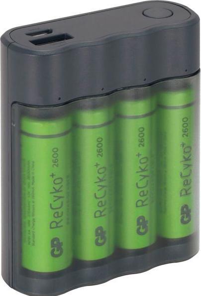 Produktbild GP Batteries Battery Charger Charge Anyway (1 Stk., AAA, AA, 2600 mAh, Ladegerät inkl. Akku)
