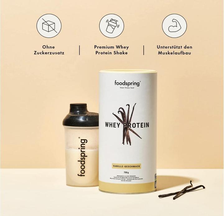 Produktbild Foodspring Whey Protein (Schokolade, 1 Stk., 750 g)