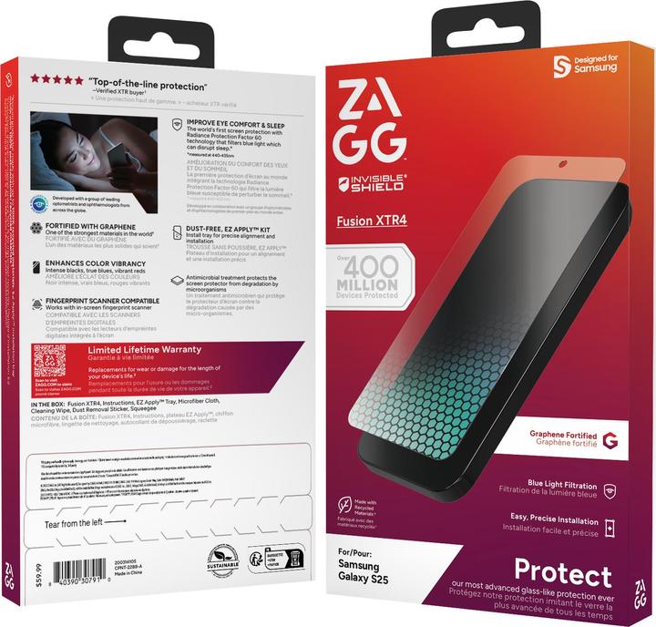 Image du produit Zagg Fusion XTR4 (1 pièce(s), Samsung Galaxy S25)