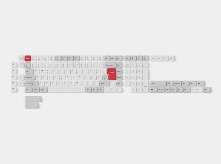 Actual product image Keychron Low Profile ISO-CH Keycap Set 135 Keys