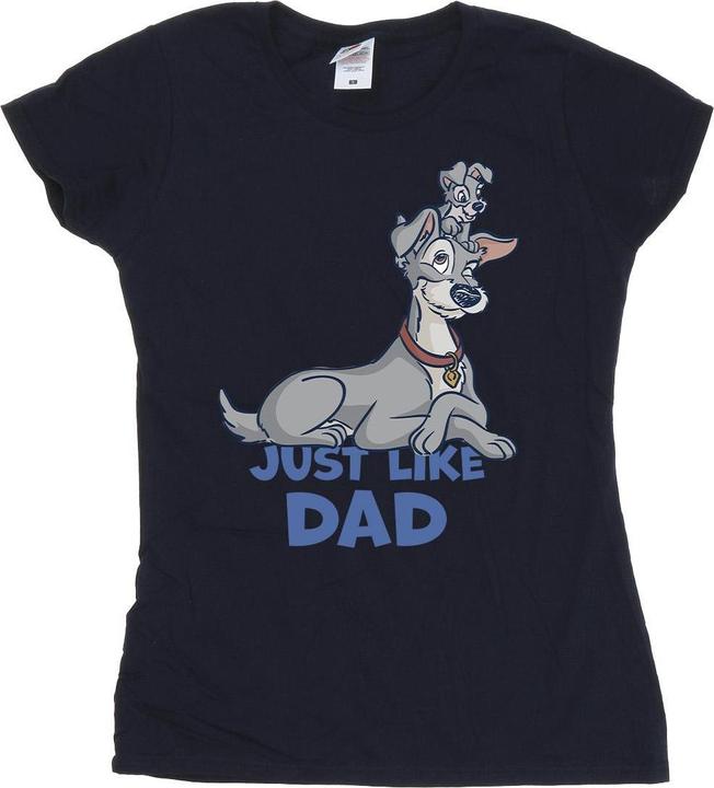 Immagine prodotto Disney Lady And The Tramp Just Like Dad Maglietta Donna (XXL)