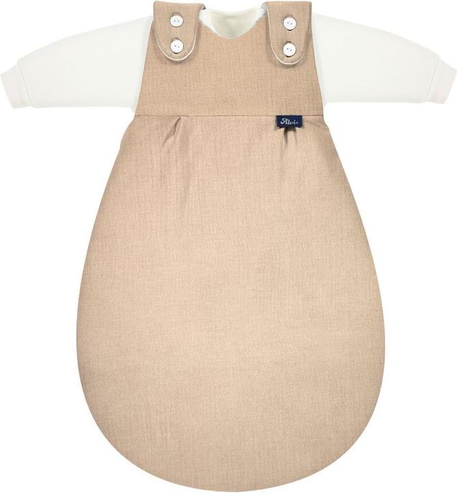 Actual product image Alvi Schlafsäcke Schlafsack Baby-Mäxchen 4 Season Mull - Sand-Beige