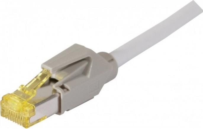 Immagine prodotto Tecline Cavo patch S/FTP, PiMF, Cat 6a, grigio, 50,0 m Per 10 Gigabit/s, senza alogeni, con cavo Draka e (S/FTP, CAT6a, 50 m)